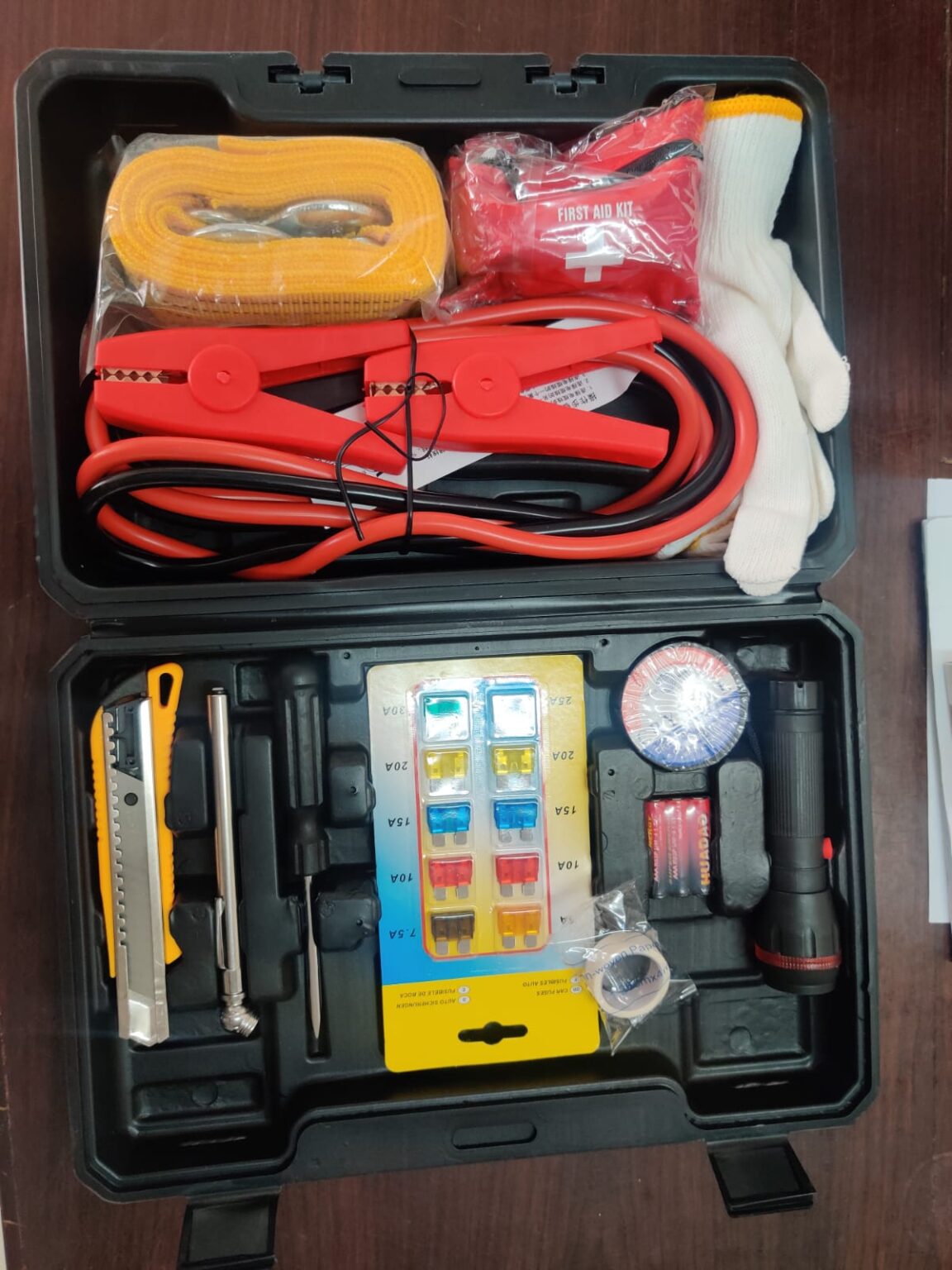 Car Emergency Breakdown Kit Automotive Emergency Travel Kit Roadside