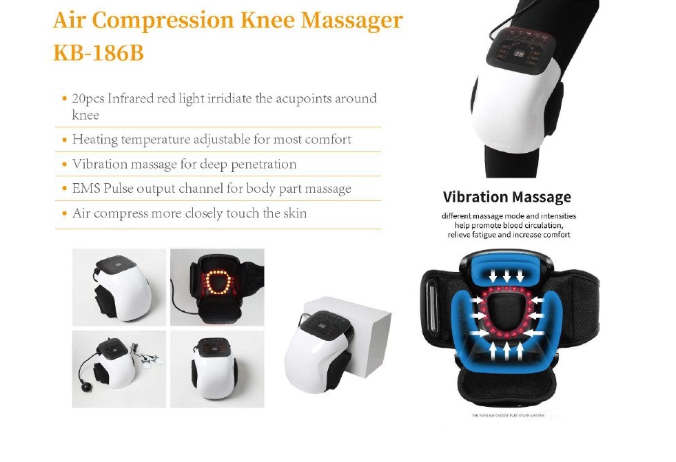 Physical Therapy Electric Hot Compress Knee Care Vibration Knee Pain Relief  Massager - China Knee Massager, Physical Therapy